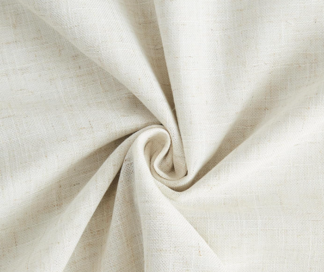 Blended cotton-linen high-blackout pinch-pleat hook curtains; thermal-regulating, textured long fabric drapes (2-piece set) Versatile window treatments for living rooms and bedrooms - Image 2